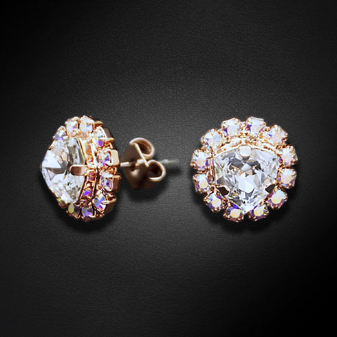 Earrings "Bermudu Triangle IV" with Swarovski™ crystals